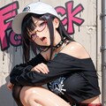 パンクファッションな二人。 3枚目
