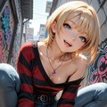 パンクファッションな二人。 5枚目