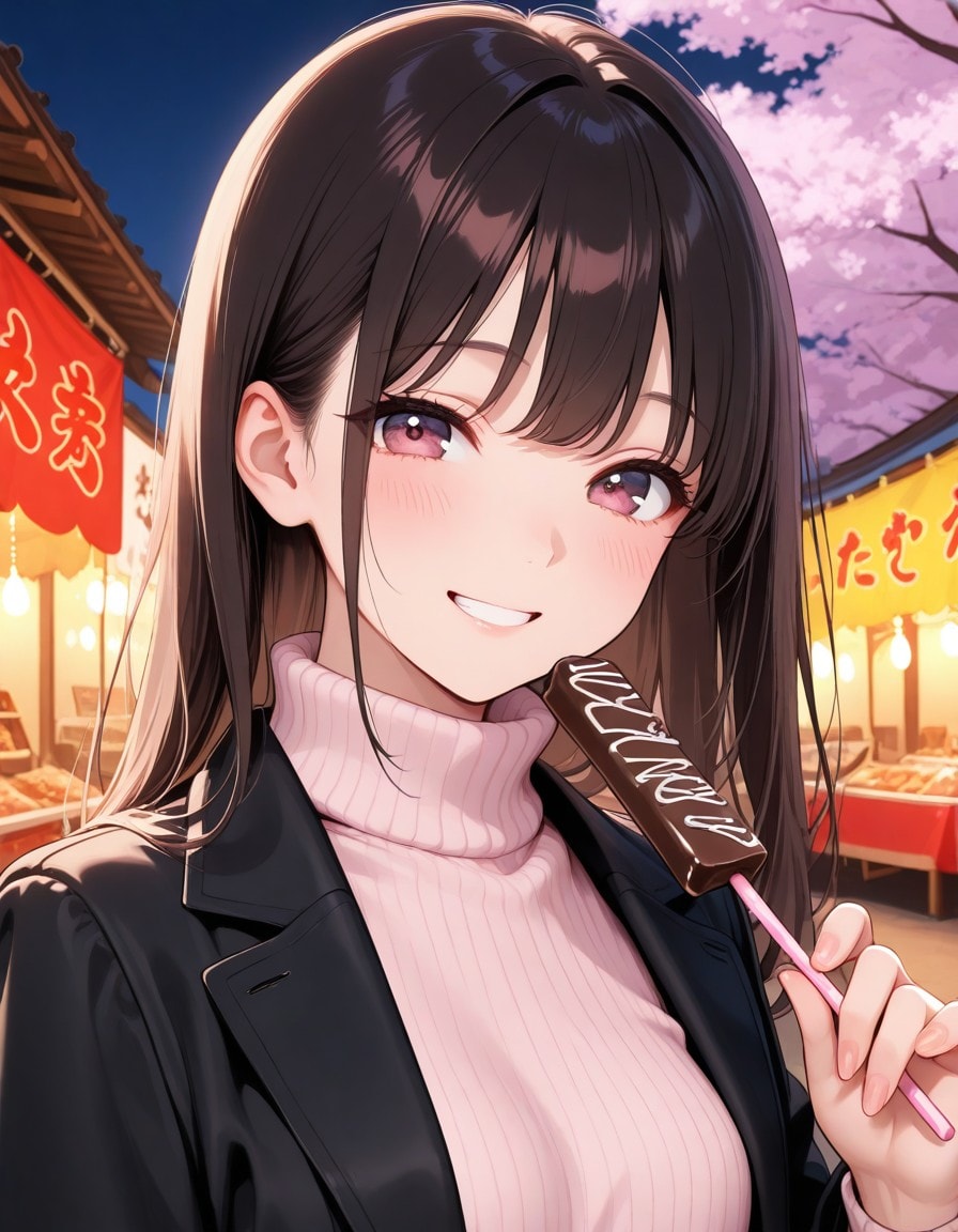 チョコをちょこっと | の人気AIイラスト・グラビア