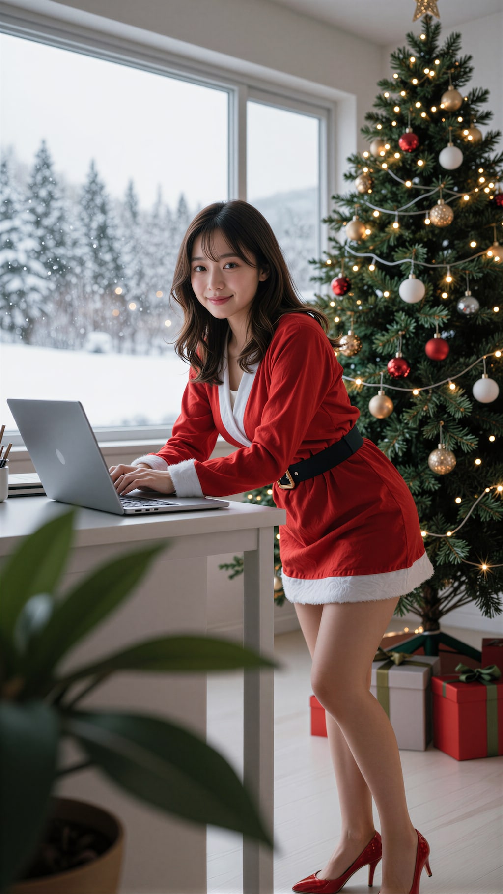 クリスマスの飾り付け