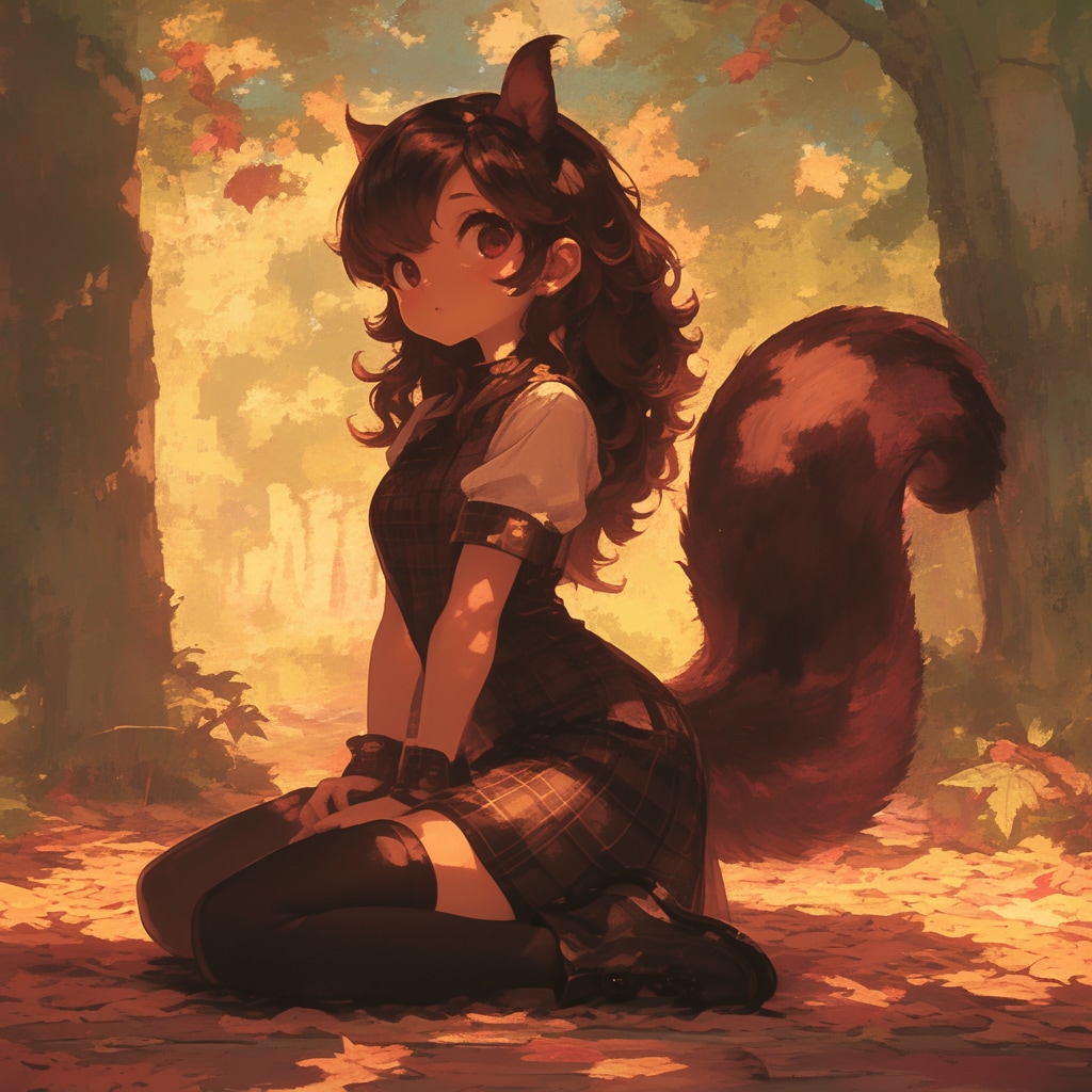 秋のケモ耳少女