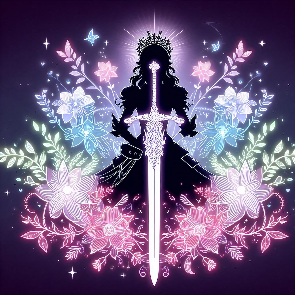 姫騎士とシルエット