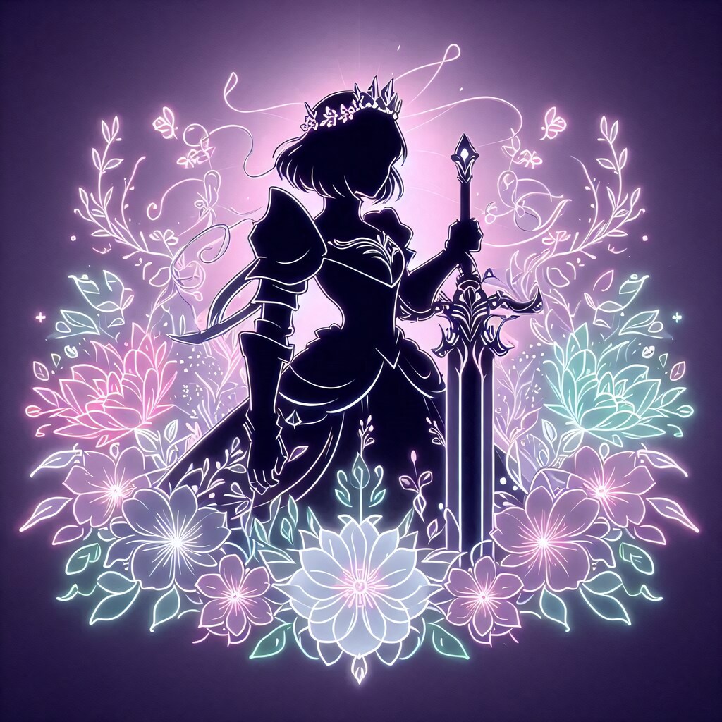 姫騎士とシルエット