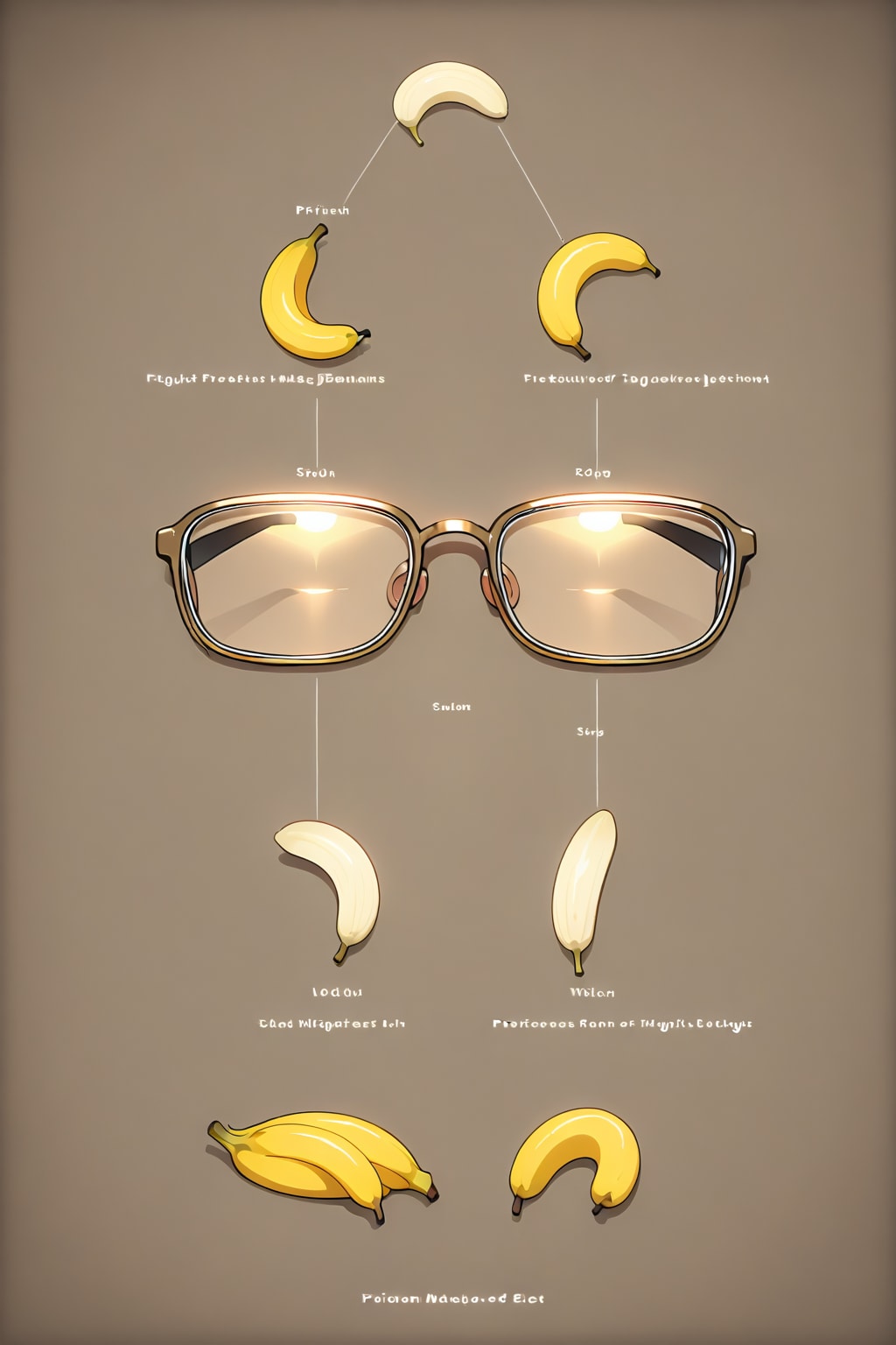 バナナメガネ | の人気AIイラスト・グラビア