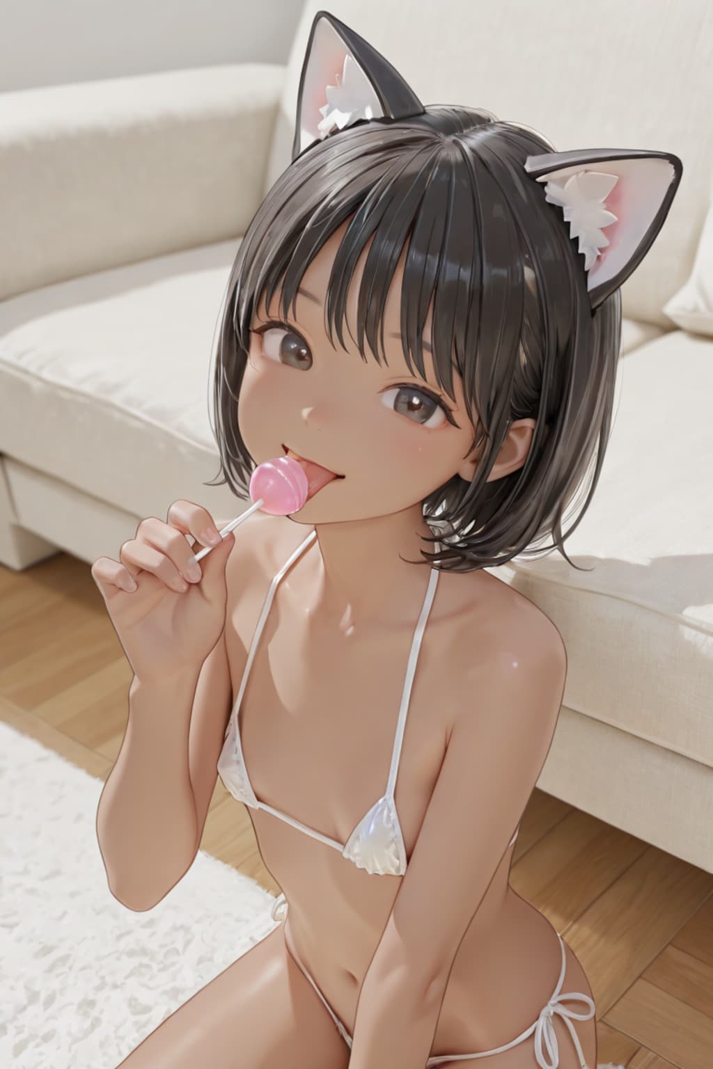 猫耳着エロアイドル
