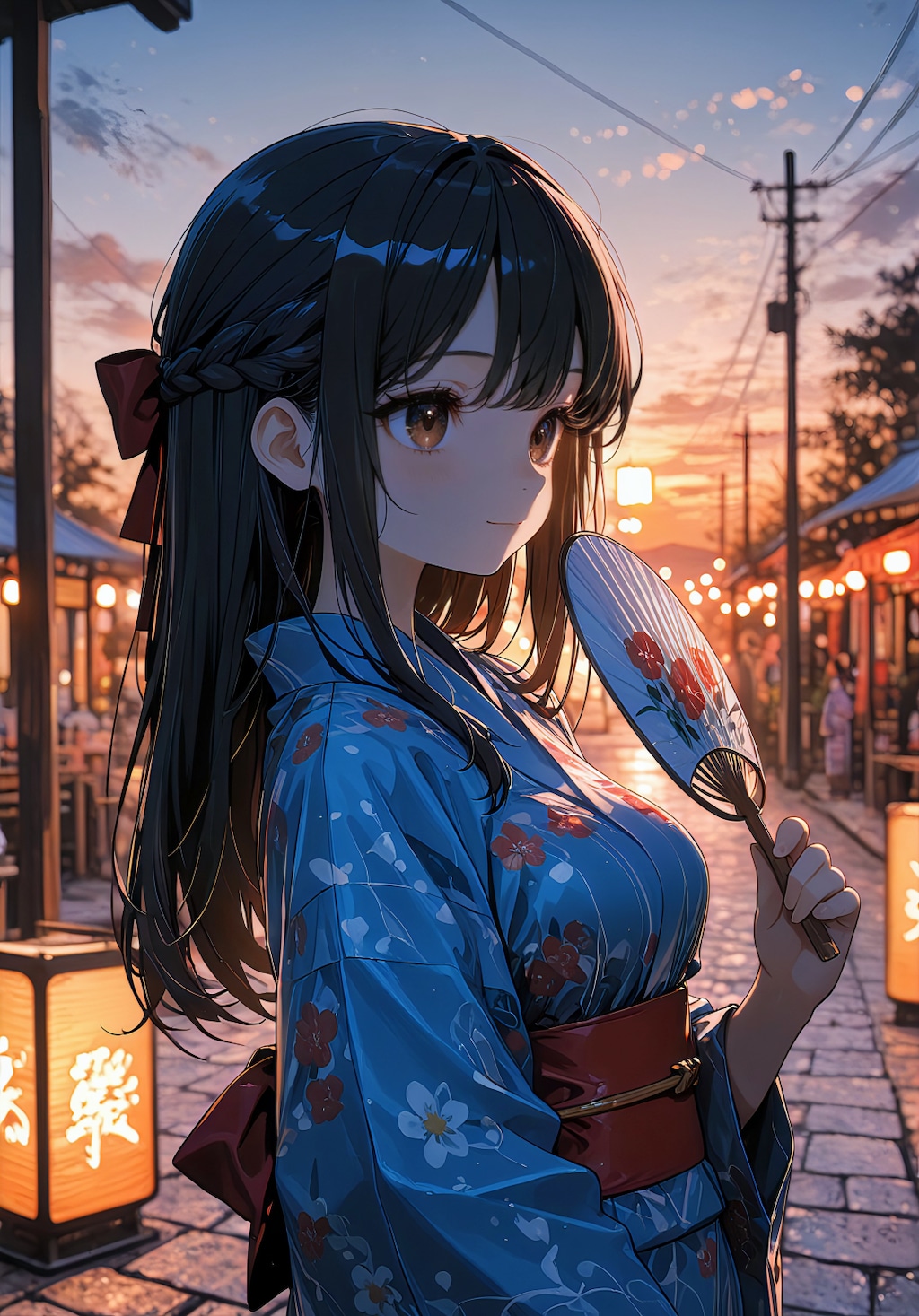 夏の灯り、夏の静けさ