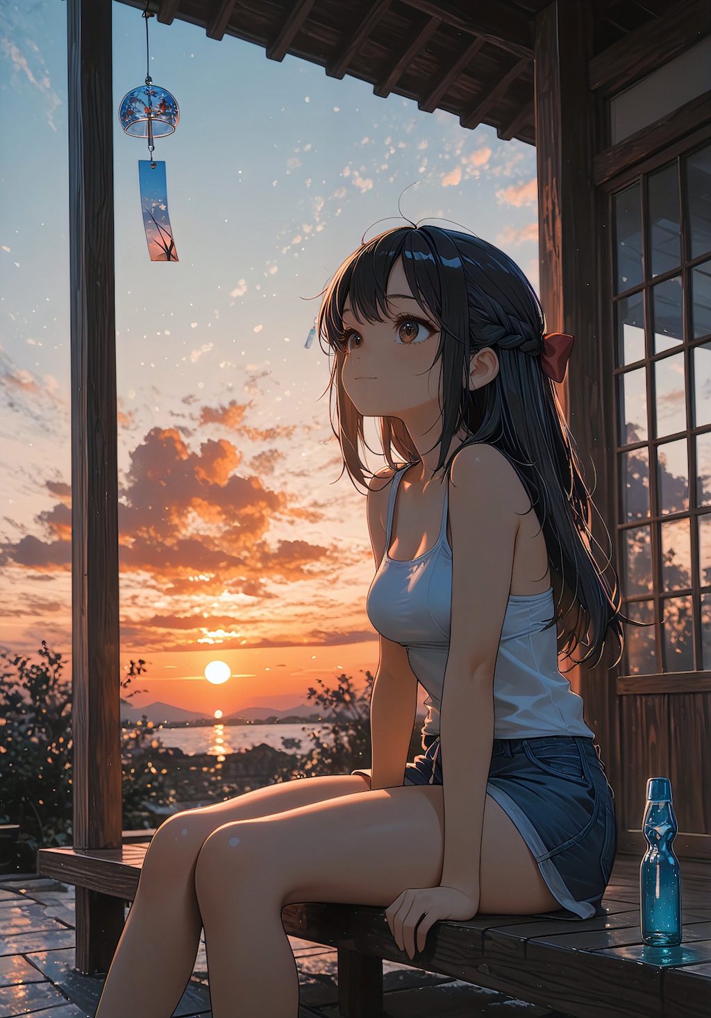 夏の灯り、夏の静けさ