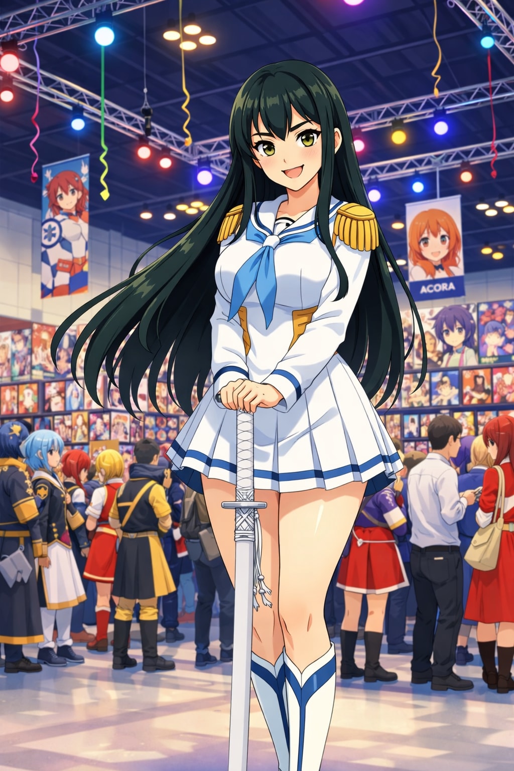 どこかの学校の生徒会長みたいな!人のコスプレをする?! 膝涛咲稀牡