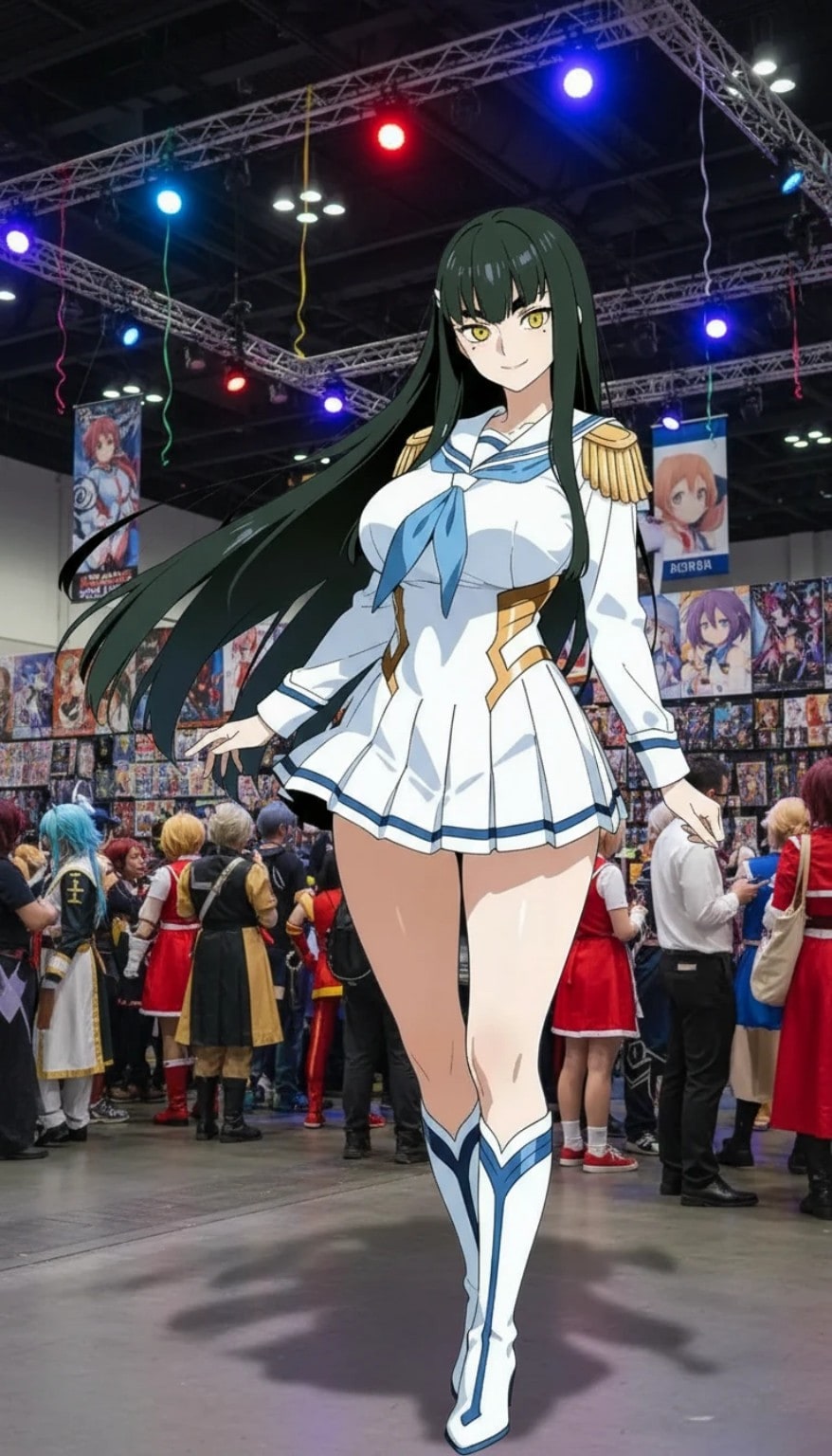 どこかの学校の生徒会長みたいな!人のコスプレをする?! 膝涛咲稀牡 | の人気AIイラスト・グラビア