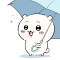 傘を差すちいかわ 2枚目