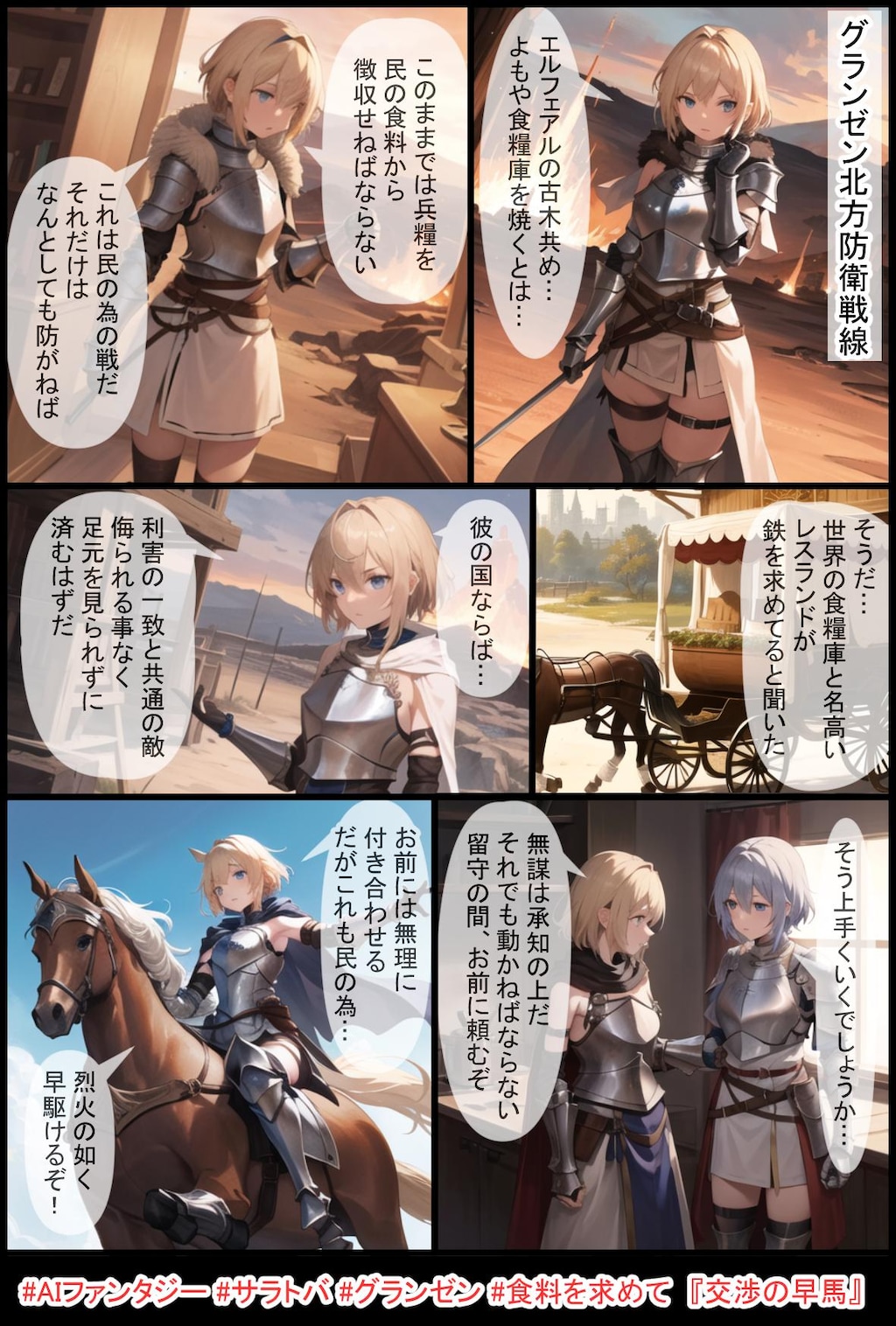 交渉の早馬、漫画.ver