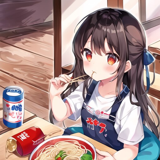 竹ピンセットでラーメン食います。