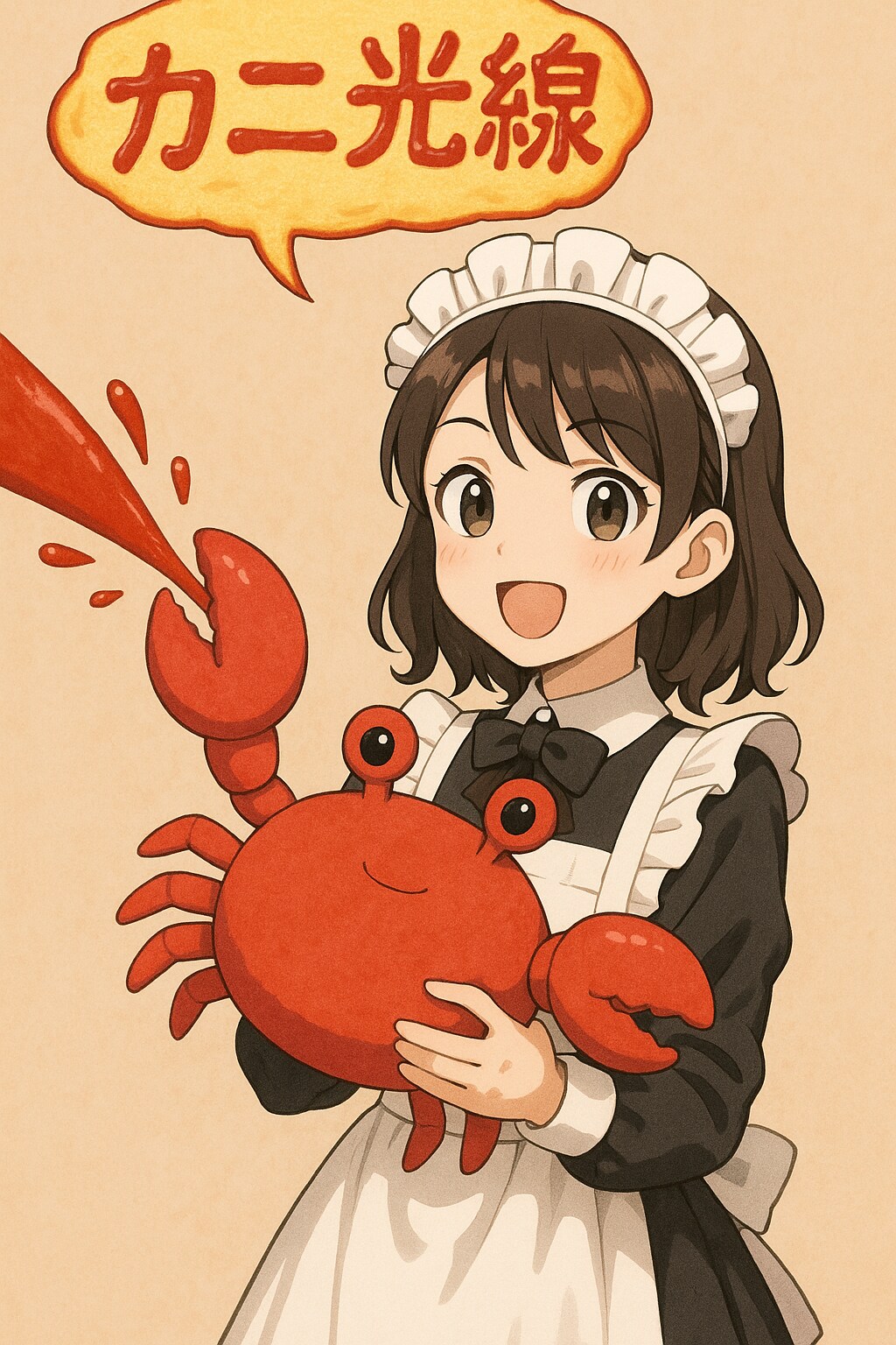 カニ光線 | の人気AIイラスト・グラビア