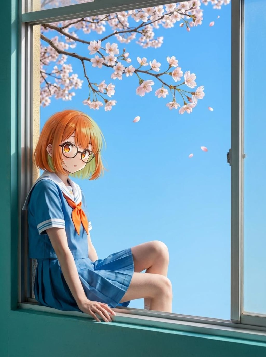 桜と、わたしの、はじまりの窓