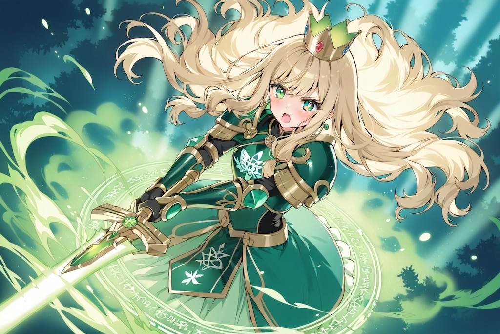 戦うお姫様。