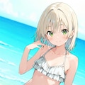 金髮女子 2枚目