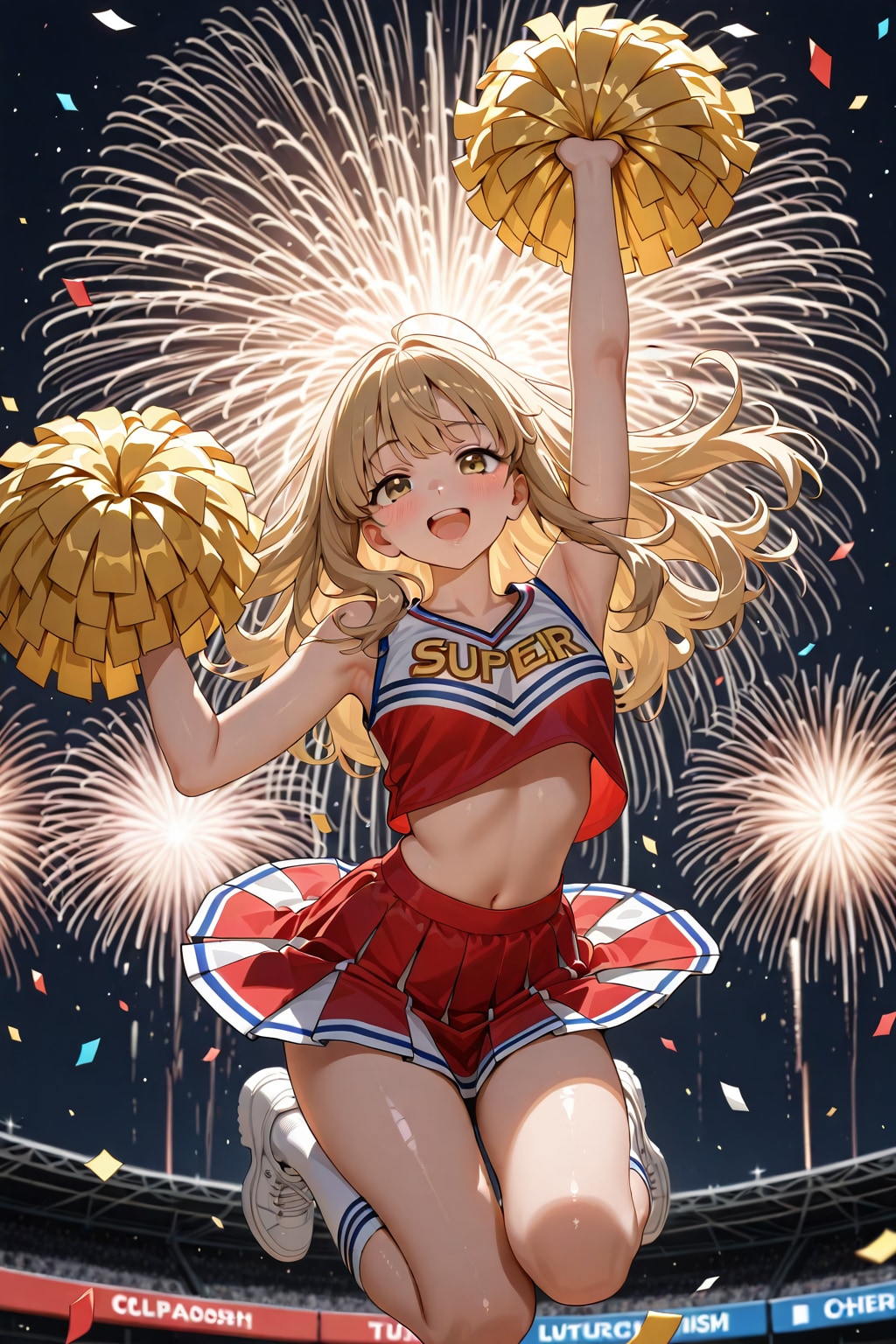 美少女チアガール | の人気AIイラスト・グラビア