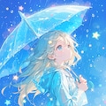 星の如く輝く雨粒 5枚目