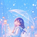 星の如く輝く雨粒 4枚目