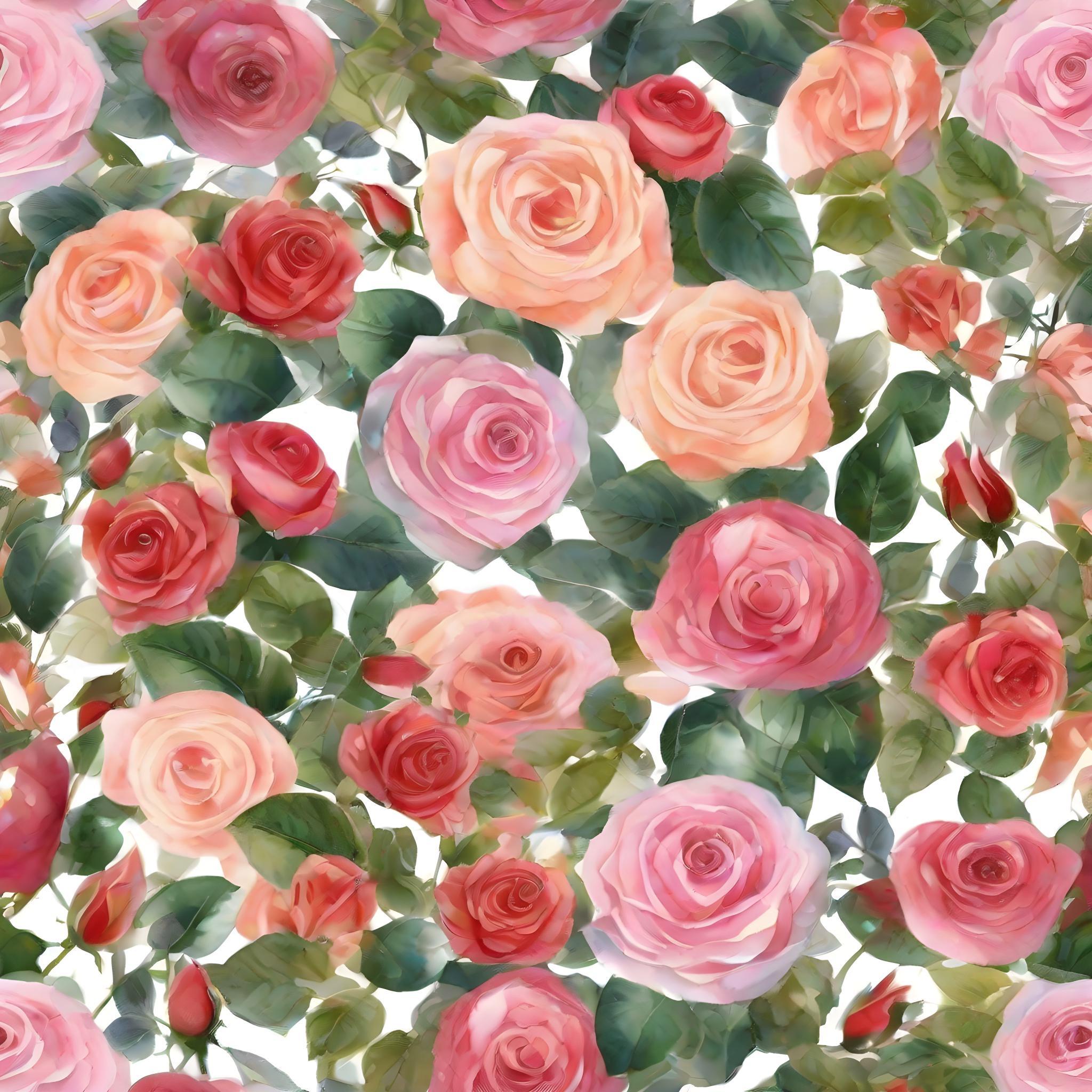 薔薇と葉っぱ