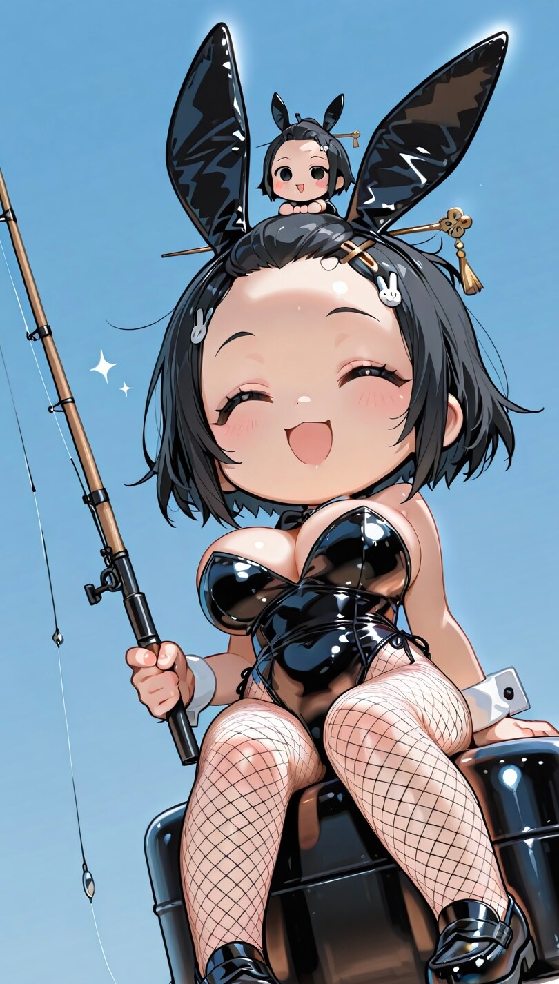 バニーガールと釣り