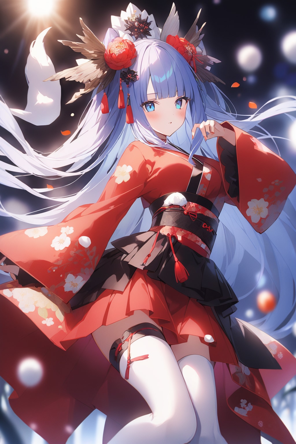 あの私、雪女ですけど最強寒波が来るのでお茶用意して待ってます。 | の人気AIイラスト・グラビア