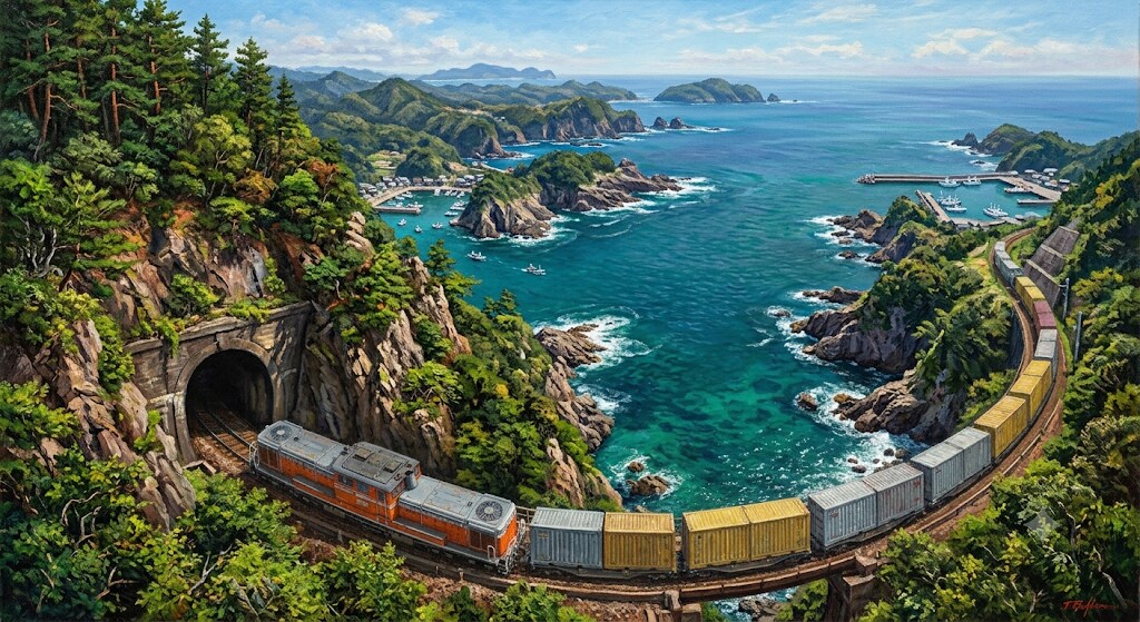 海岸線を行く