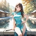 澪ちゃん、チャイナドレス 2枚目