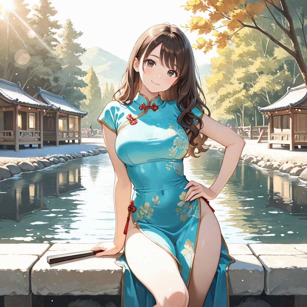 澪ちゃん、チャイナドレス
