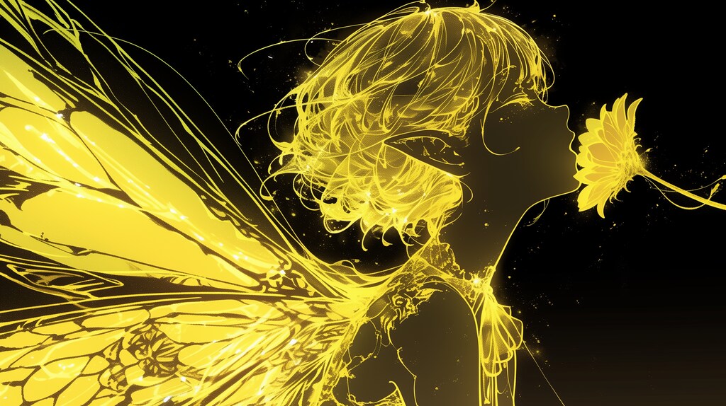 ひまわりとようせい