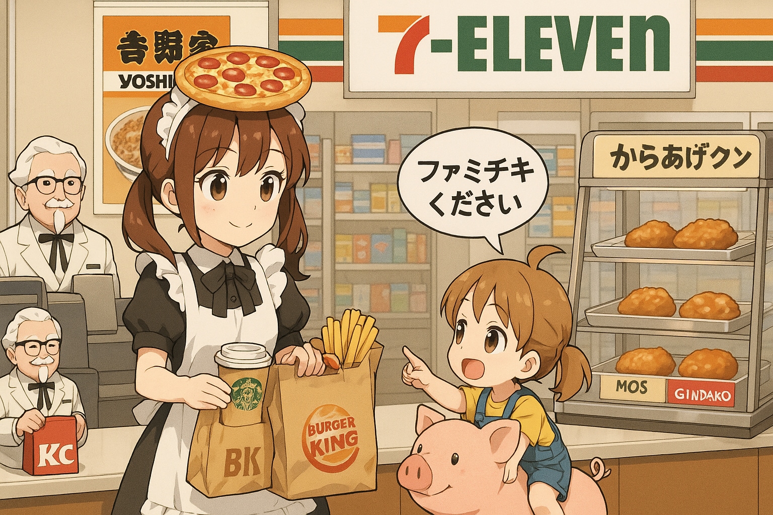 12/18の　ファミチキください | の人気AIイラスト・グラビア