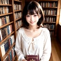 架空の図書館美女1 6枚目