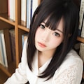 架空の図書館美女1 5枚目