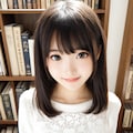 架空の図書館美女1 3枚目