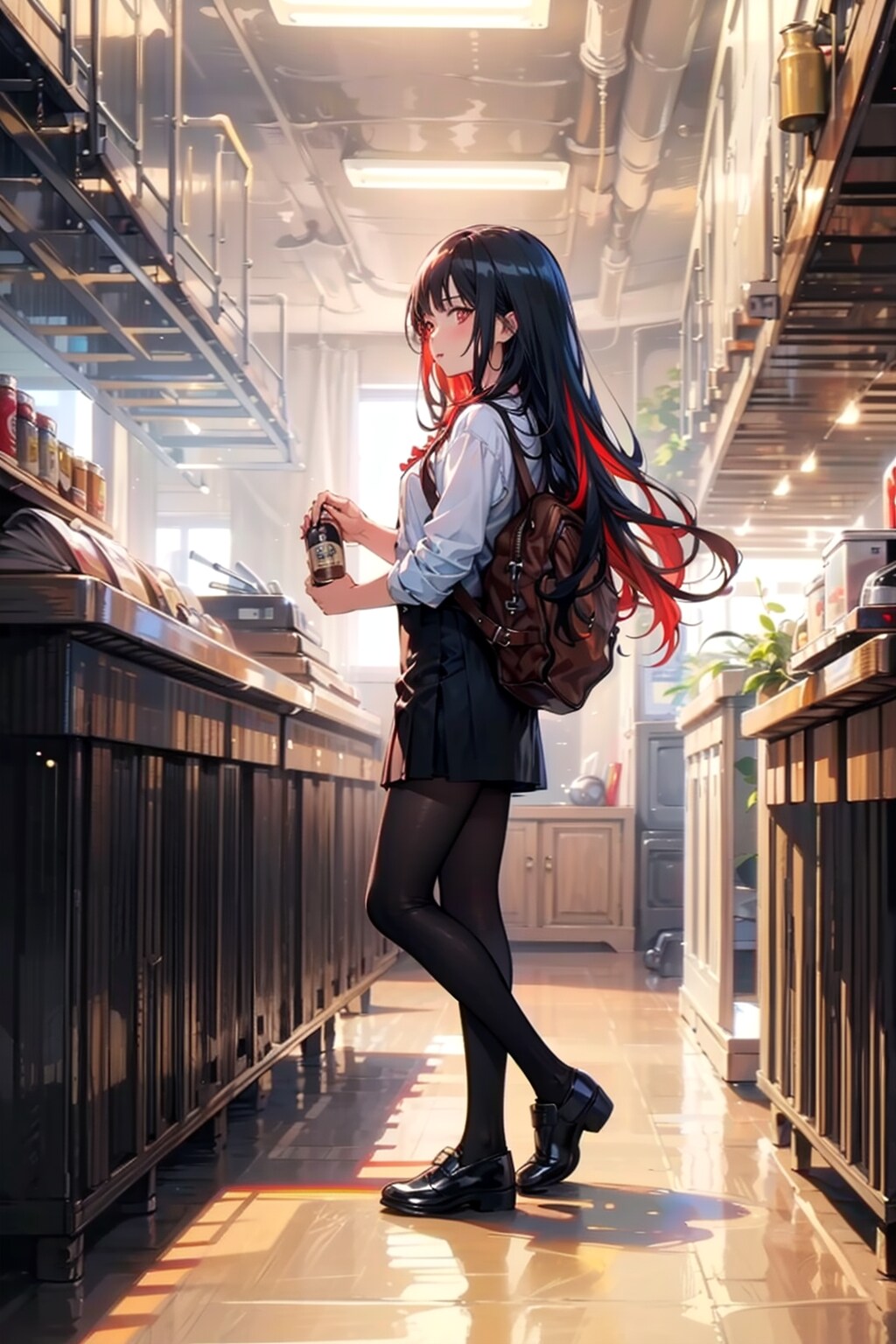 開店準備の前に一息