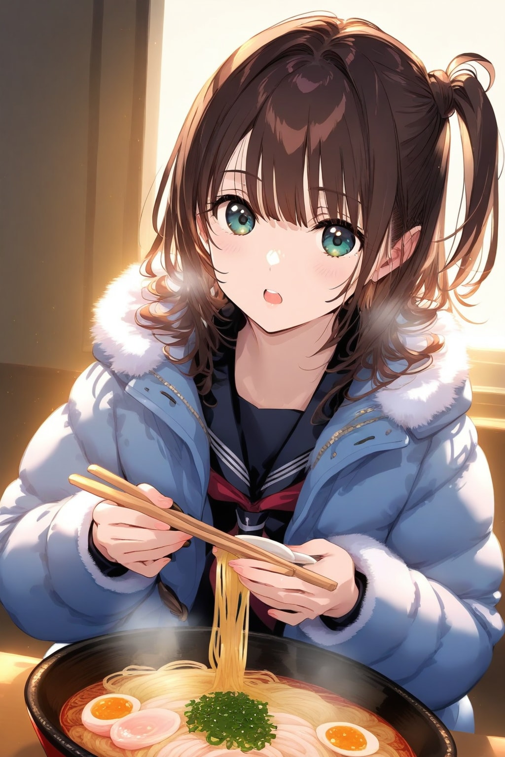 年越しラーメン🍜 | の人気AIイラスト・グラビア