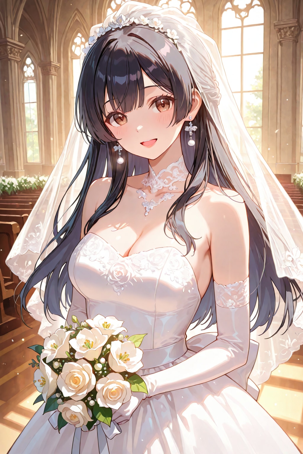 お隣に住む憧れのお姉さんと結婚式。