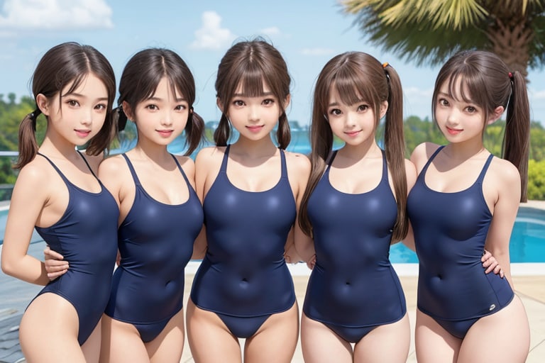 水泳部のチームの仲間