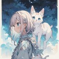 猫と少女 2枚目