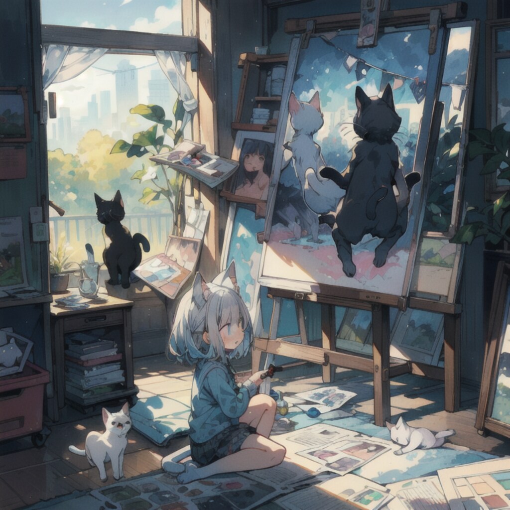 猫と少女