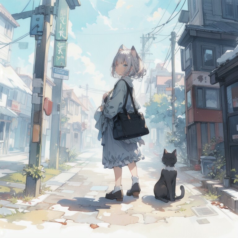 猫と少女