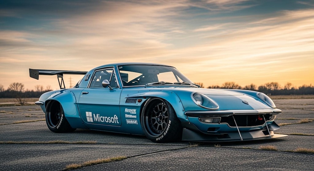 マイクロソフトコスモスポーツのドリ車