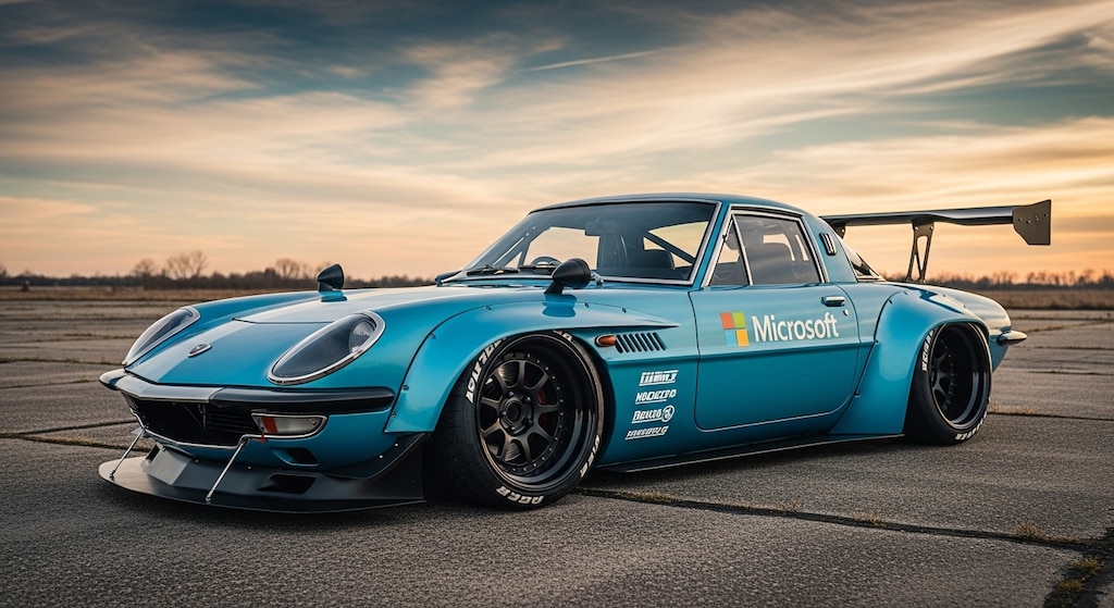 マイクロソフトコスモスポーツのドリ車