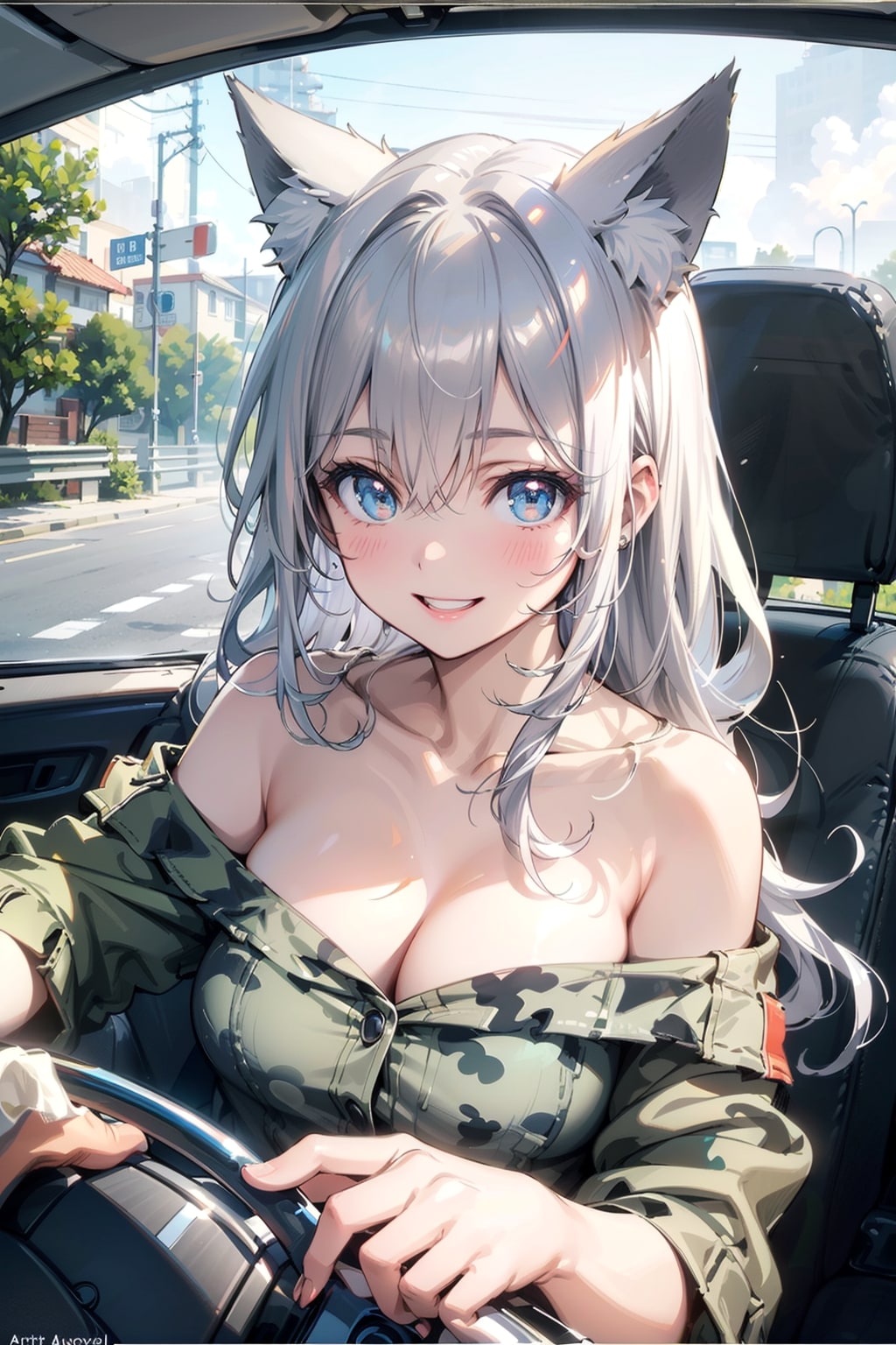 やぁ✨乗ってくかい❓🐺🎶