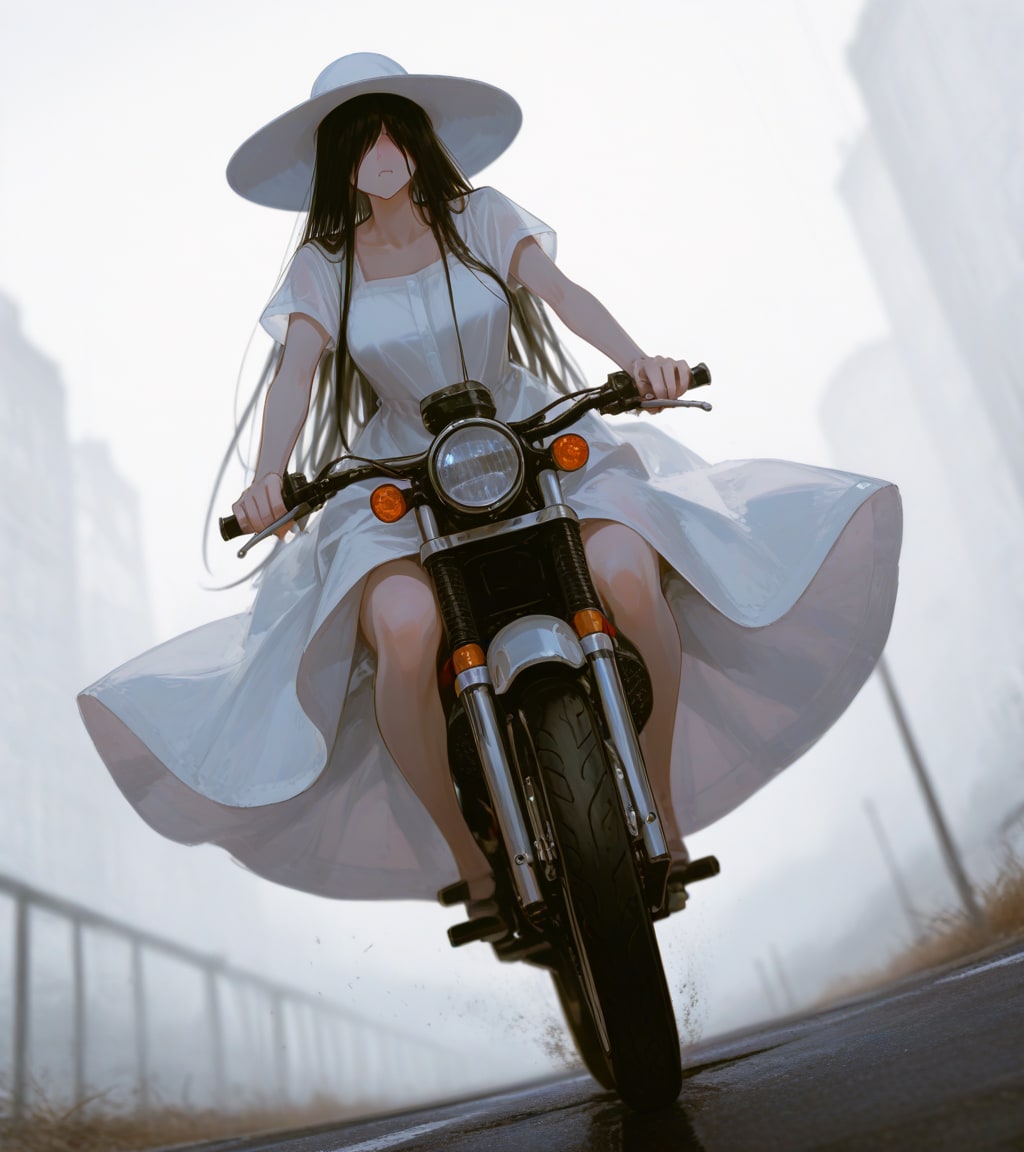 バイクで追ってくる八尺様