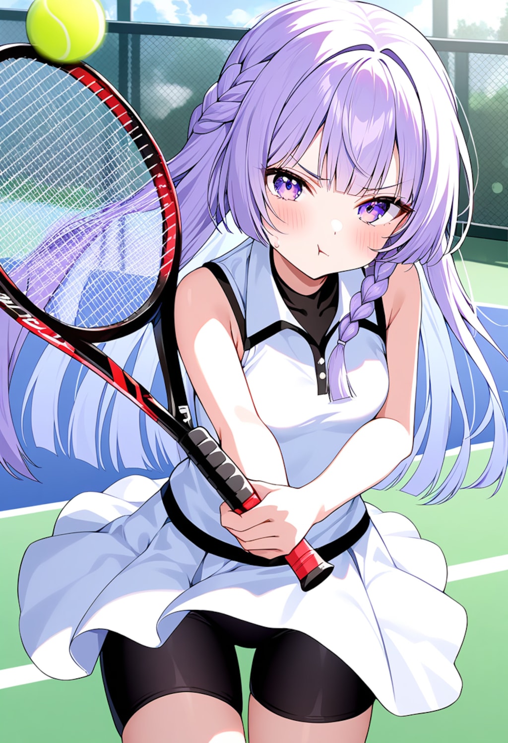 むー、次は負けない！もう1回！もう1回！！勝つまでやる‼️[days AI]