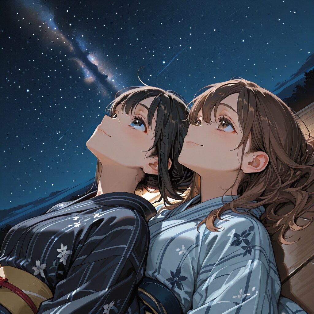星空2人一緒に