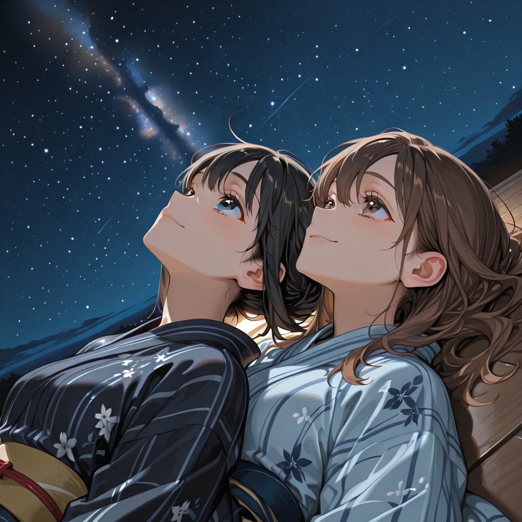 星空2人一緒に