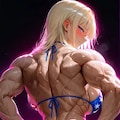 星条旗ビキニ筋肉娘 9枚目