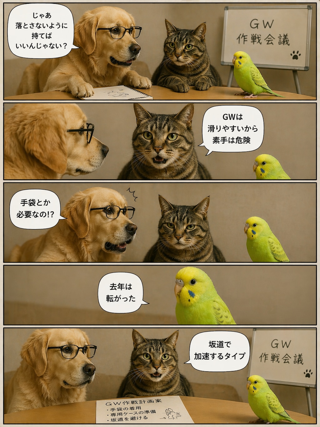 いぬとねこといんこ38